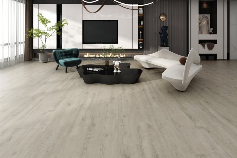 Upfloor zámkový vinyl SPC s podložkou - Dub severský šedý 7002